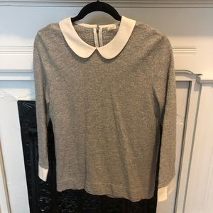 J. Crew Pullover Sweater with Peter Pan Collar